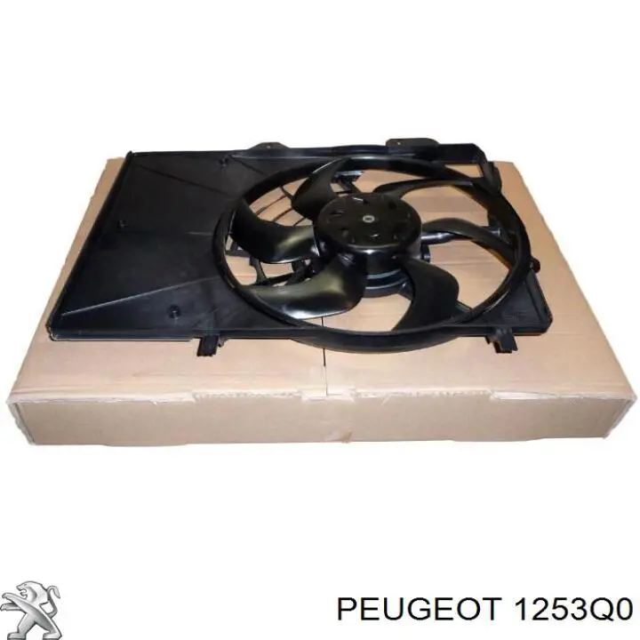Купить 1253Q0 Peugeot/Citroen Электровентилятор охлаждения в сборе (мотор+крыльчатка)