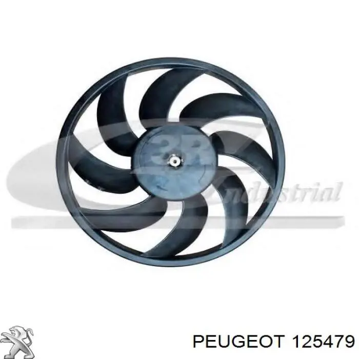 Электровентилятор охлаждения в сборе Peugeot/Citroen 125479 цена, от 52.18 USD