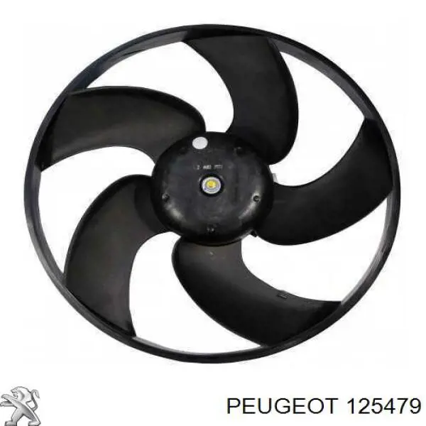 Купить 125479 Peugeot/Citroen Электровентилятор охлаждения в сборе (мотор+крыльчатка)