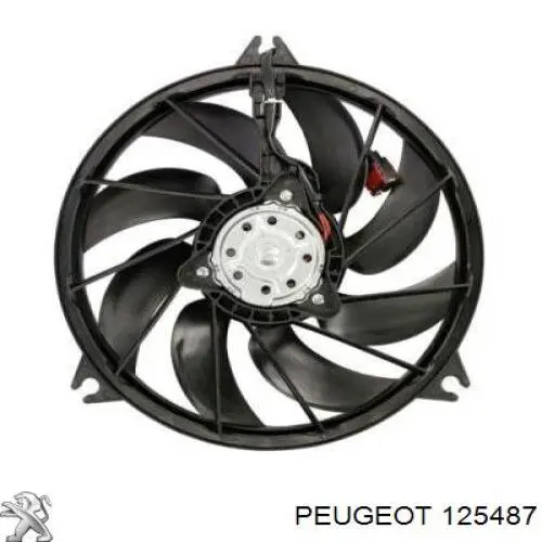 Вентилятор охлаждения Peugeot/Citroen 125487
