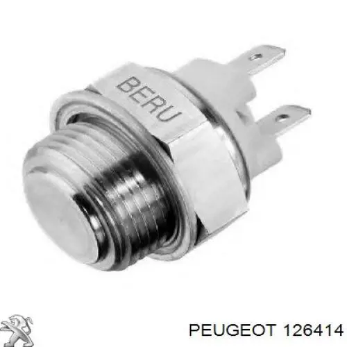 Sensor, temperatura del refrigerante (encendido el ventilador del radiador) 126414 Peugeot/Citroen