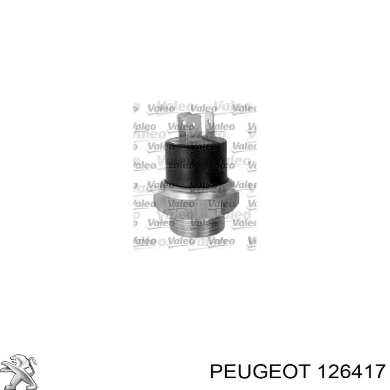Датчик температуры охлаждающей жидкости (включения вентилятора радиатора) Peugeot/Citroen 126417