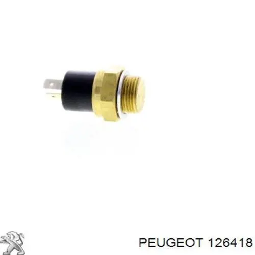 Sensor, temperatura del refrigerante (encendido el ventilador del radiador) 126418 Peugeot/Citroen