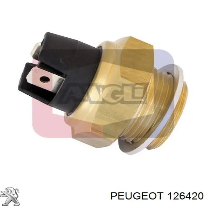 126420 Peugeot/Citroen датчик температуры охлаждающей жидкости (включения вентилятора радиатора)
