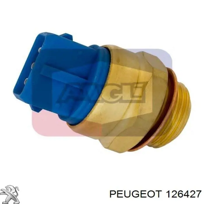 Sensor, temperatura del refrigerante (encendido el ventilador del radiador) 126427 Peugeot/Citroen