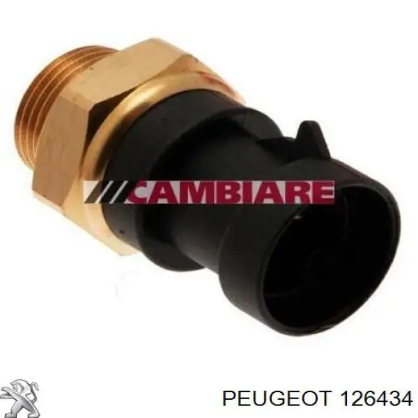 Sensor, temperatura del refrigerante (encendido el ventilador del radiador) 126434 Peugeot/Citroen