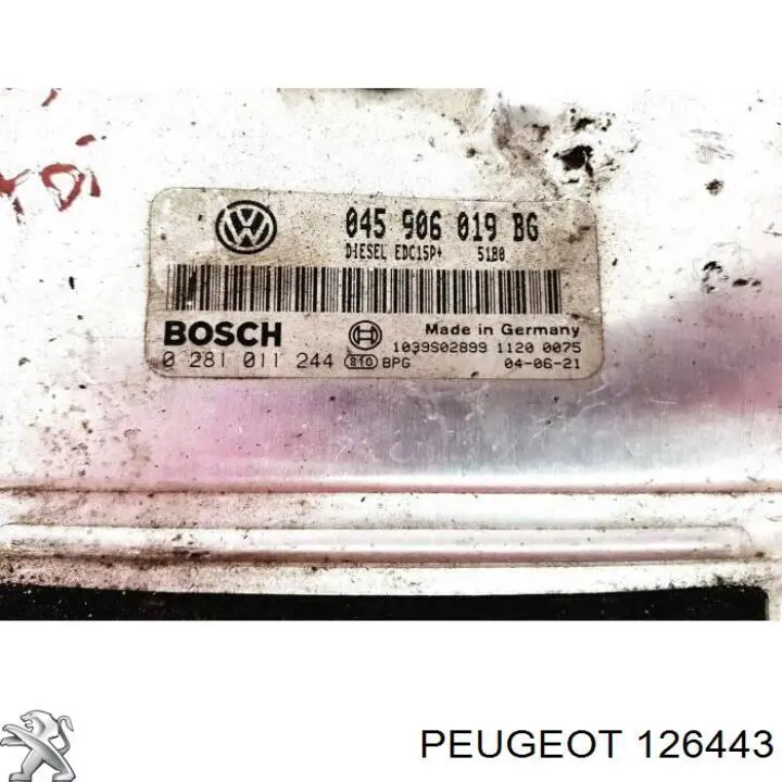 Купить 126443 Peugeot/Citroen Датчик включения вентилятора радиатора 