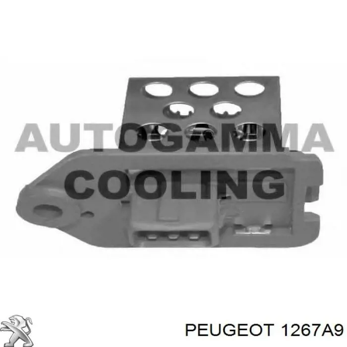1267A9 Peugeot/Citroen Регулятор оборотов вентилятора охлаждения (блок управления)