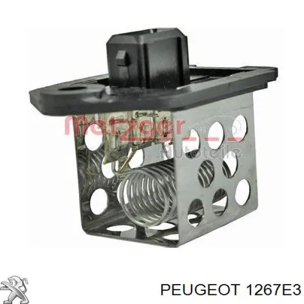 1267E3 Peugeot/Citroen Регулятор оборотов вентилятора, блок управления