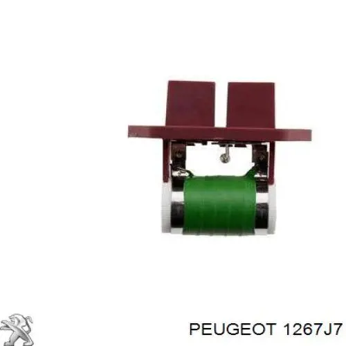 1267J7 Peugeot/Citroen Реле печки