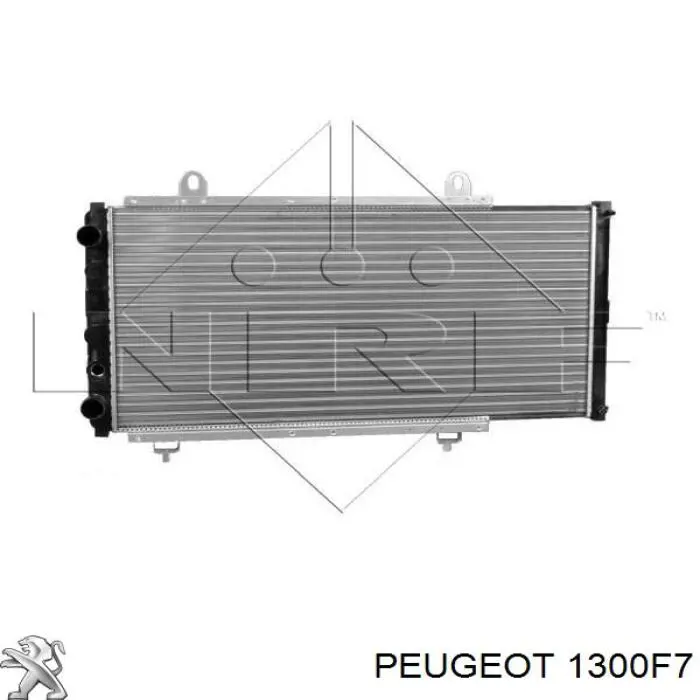 Радиатор 1300F7 Peugeot/Citroen