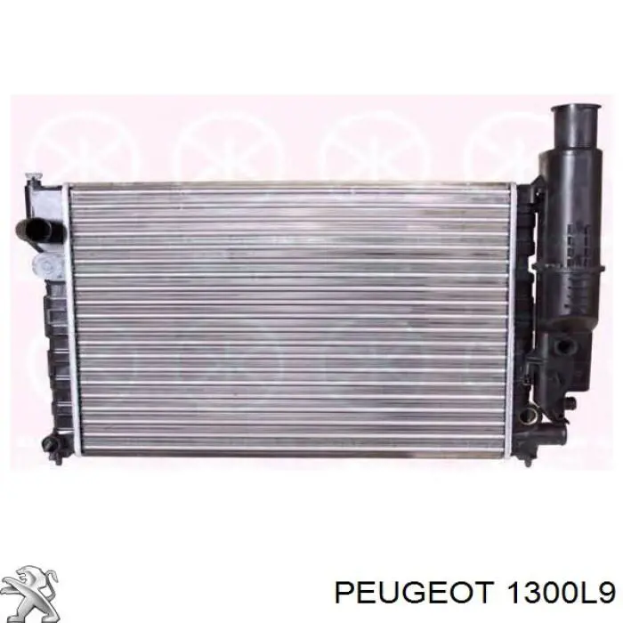1300L9 Peugeot/Citroen радиатор