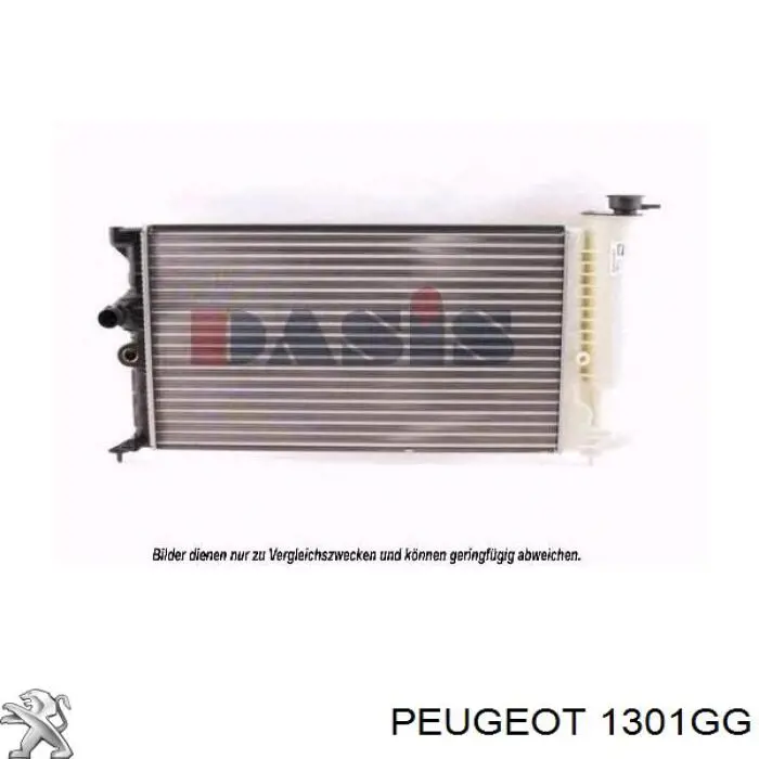 1301GG Peugeot/Citroen радиатор