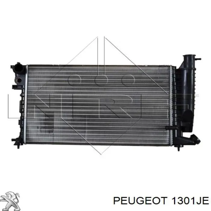 Радиатор 1301JE Peugeot/Citroen