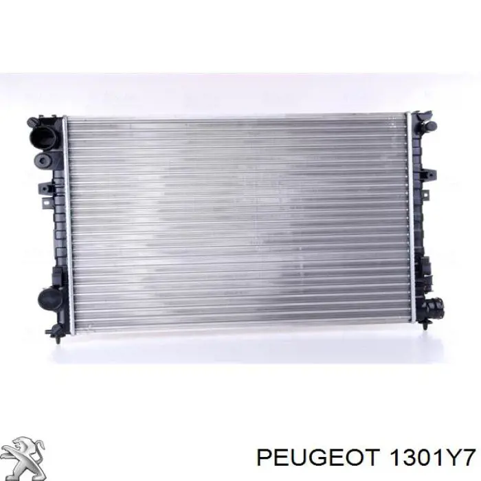 Radiador refrigeración del motor 1301Y7 Peugeot/Citroen