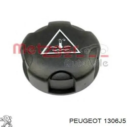 1306J5 Peugeot/Citroen Tampa (tampão) do tanque de expansão