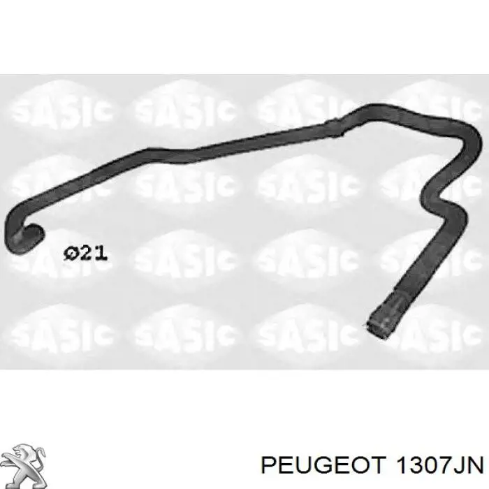 1307JN Peugeot/Citroen шланг расширительного бачка нижний