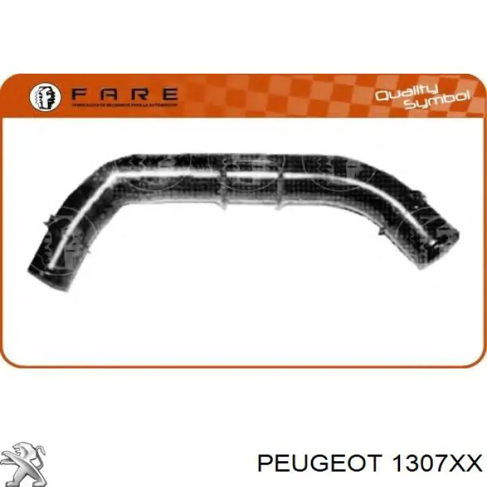 1307XX Peugeot/Citroen шланг (патрубок системы охлаждения)