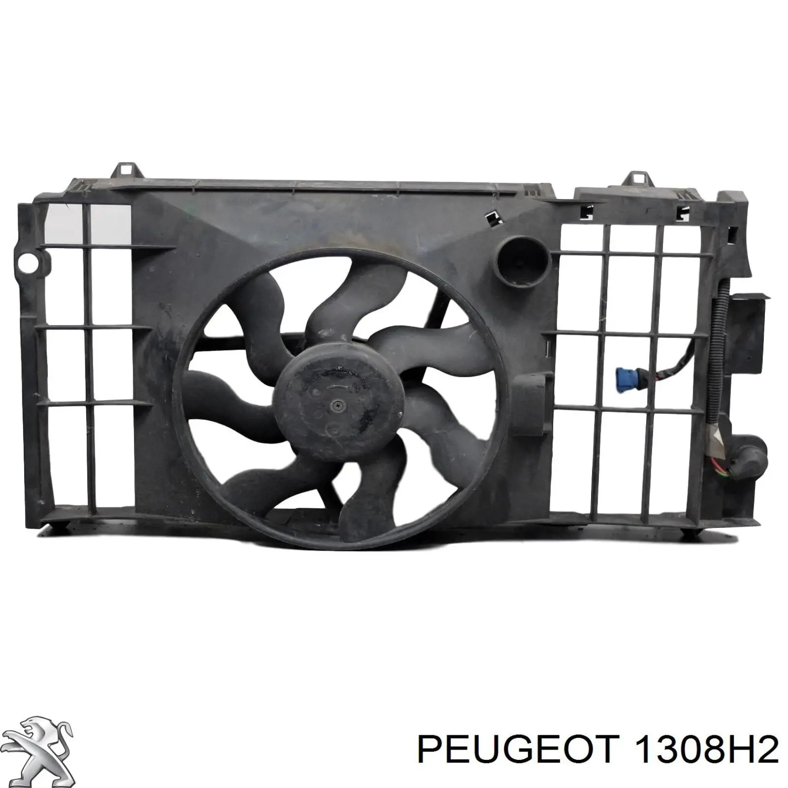 Bastidor radiador (armazón) 1308H2 Peugeot/Citroen