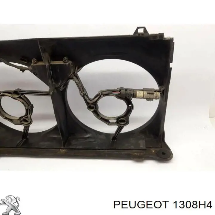 1308H4 Peugeot/Citroen difusor do radiador de esfriamento