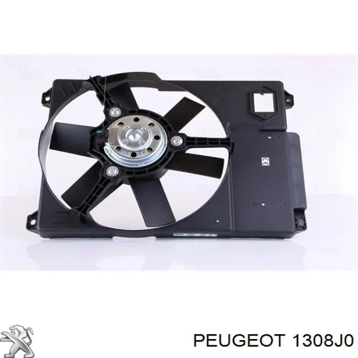 1308J0 Peugeot/Citroen диффузор радиатора охлаждения