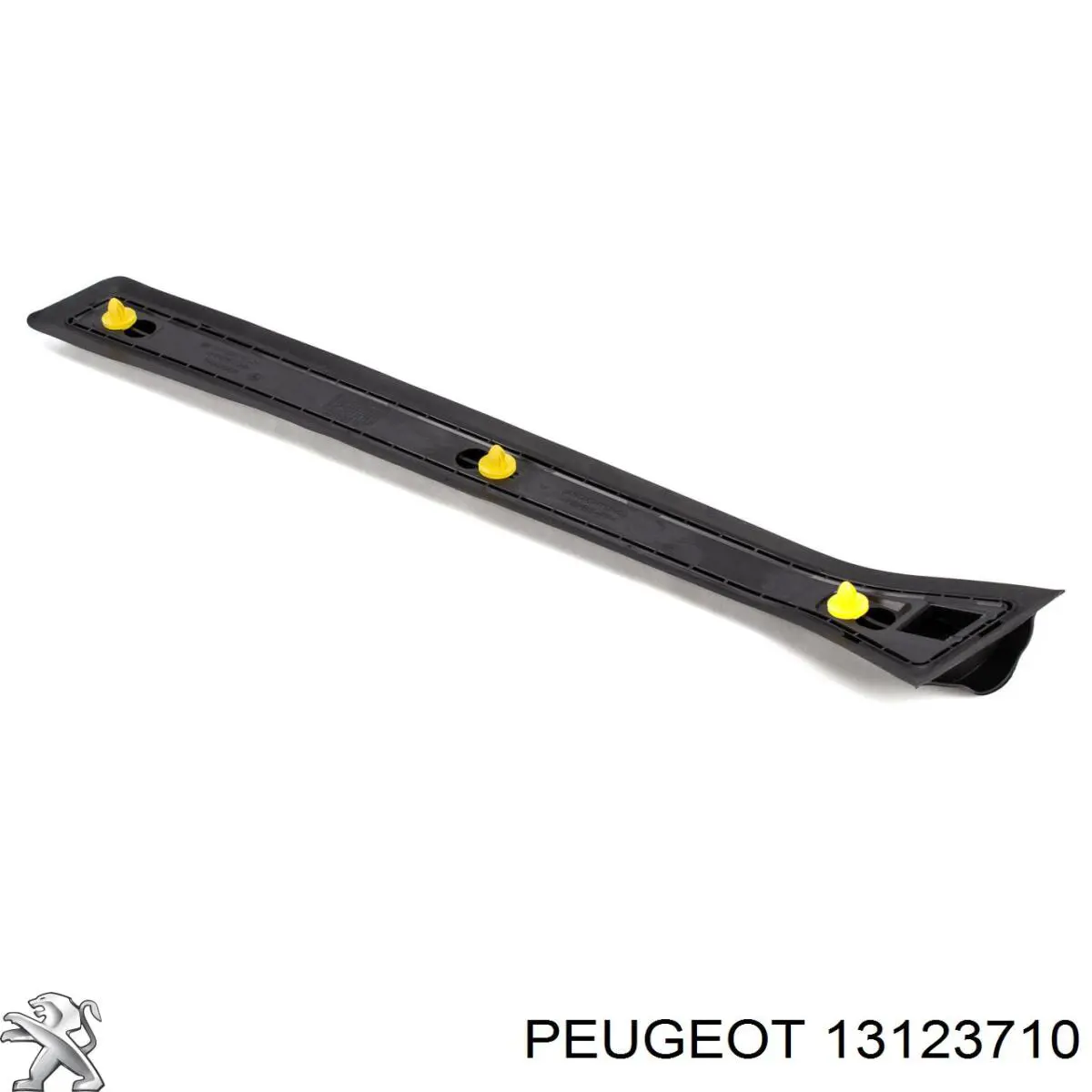 13123710 Peugeot/Citroen placa sobreposta externa central esquerda de suporte de carroçaria