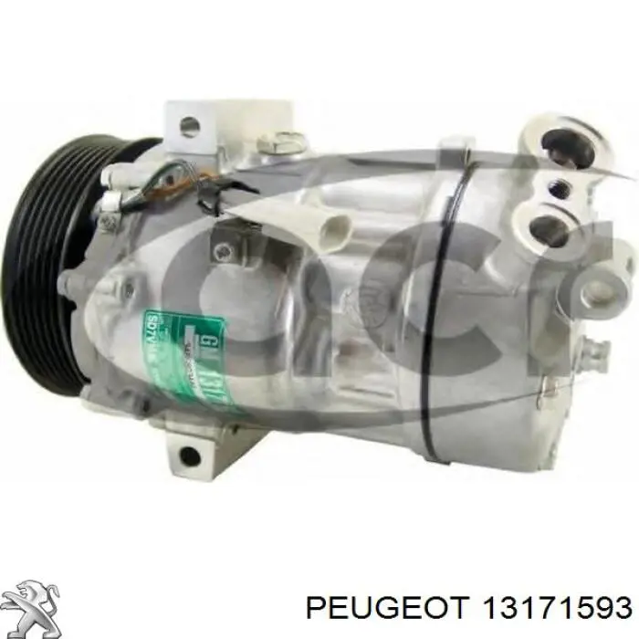 Compresor de aire acondicionado 13171593 Peugeot/Citroen