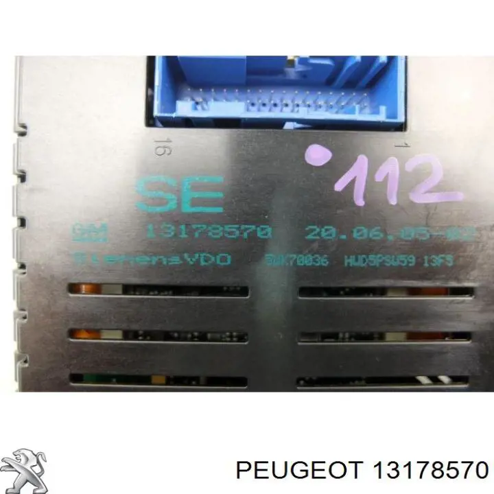 13178570 Peugeot/Citroen Бортовой компьютер