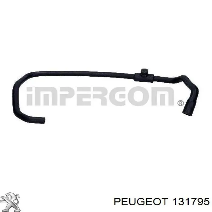 Шланг (патрубок) термостата Peugeot/Citroen 131795