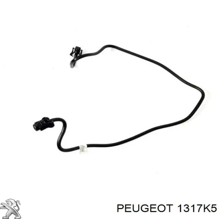 1317K5 Peugeot/Citroen Шланг расширительного бачка нижний