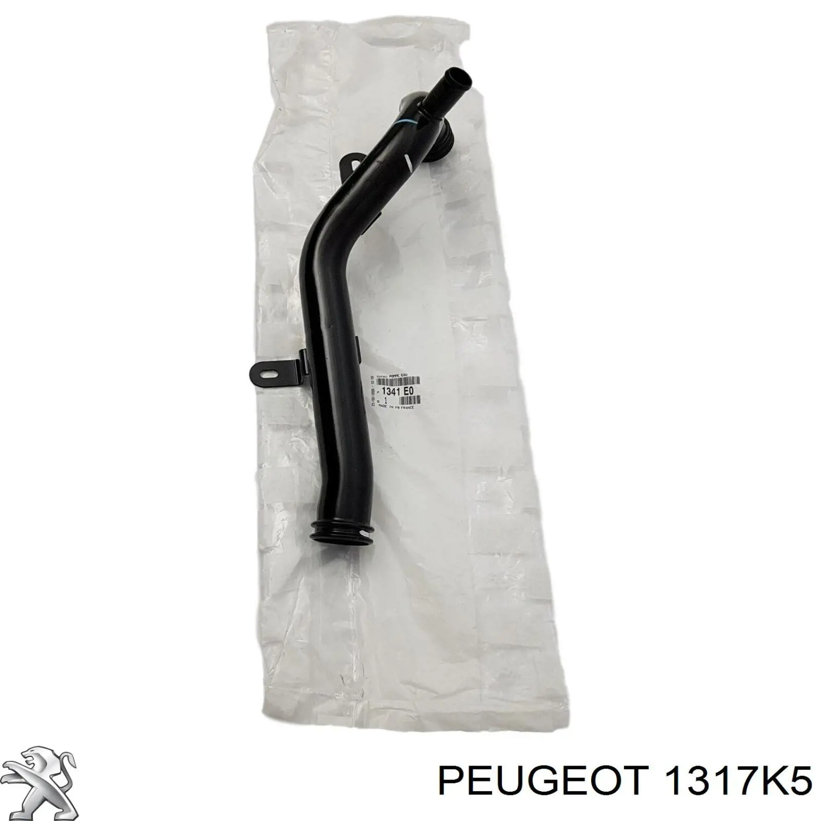 Tubería de radiador, tuberia flexible calefacción, inferior 1317K5 Peugeot/Citroen