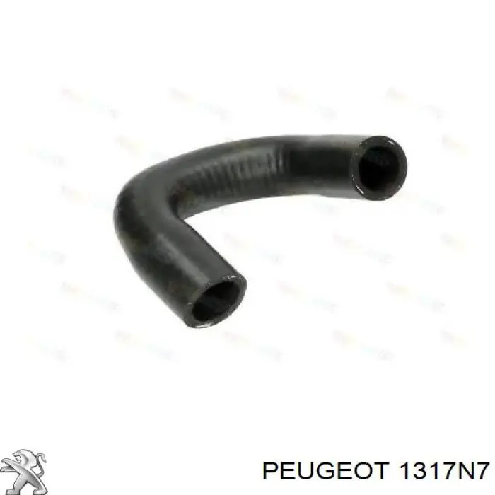 1317N7 Peugeot/Citroen шланг (патрубок системы охлаждения)