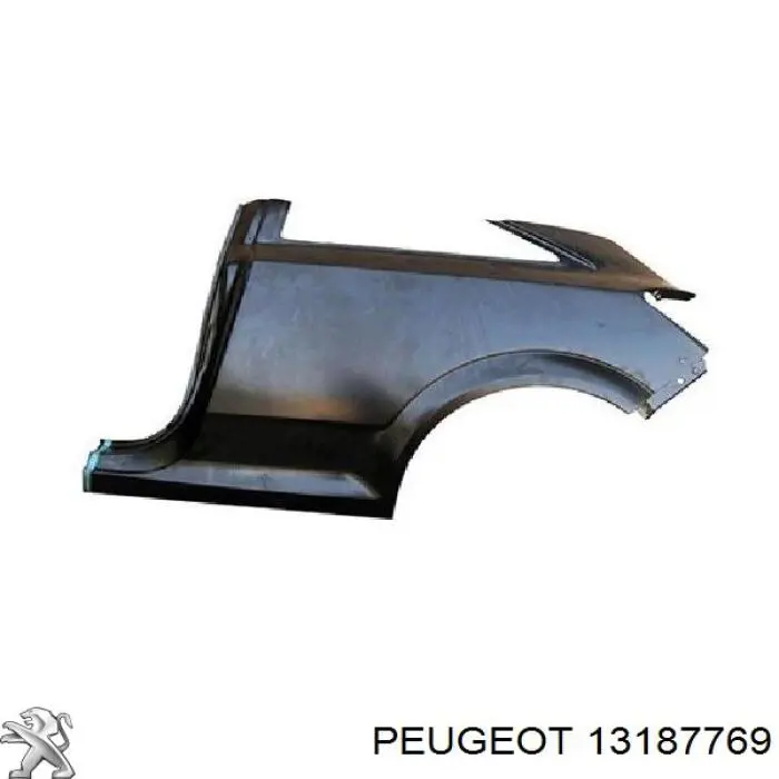 Крыло заднее правое 13187769 Peugeot/Citroen