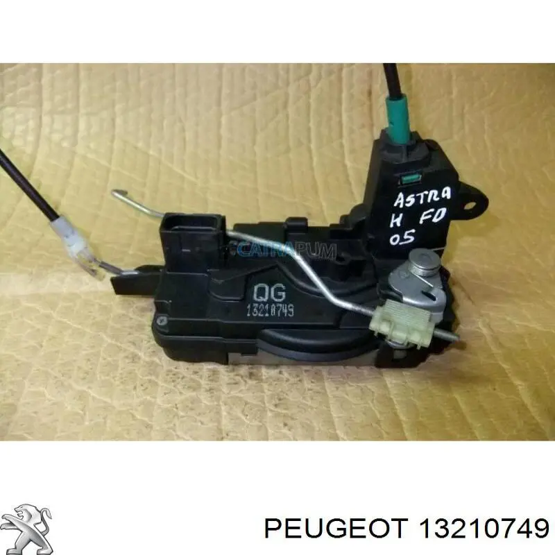 13210749 Peugeot/Citroen fecho da porta dianteira direita