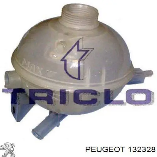 132328 Peugeot/Citroen tanque de expansão do sistema de esfriamento