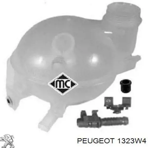 Купить 1323W4 Peugeot/Citroen Водяной бачок системы охлаждения