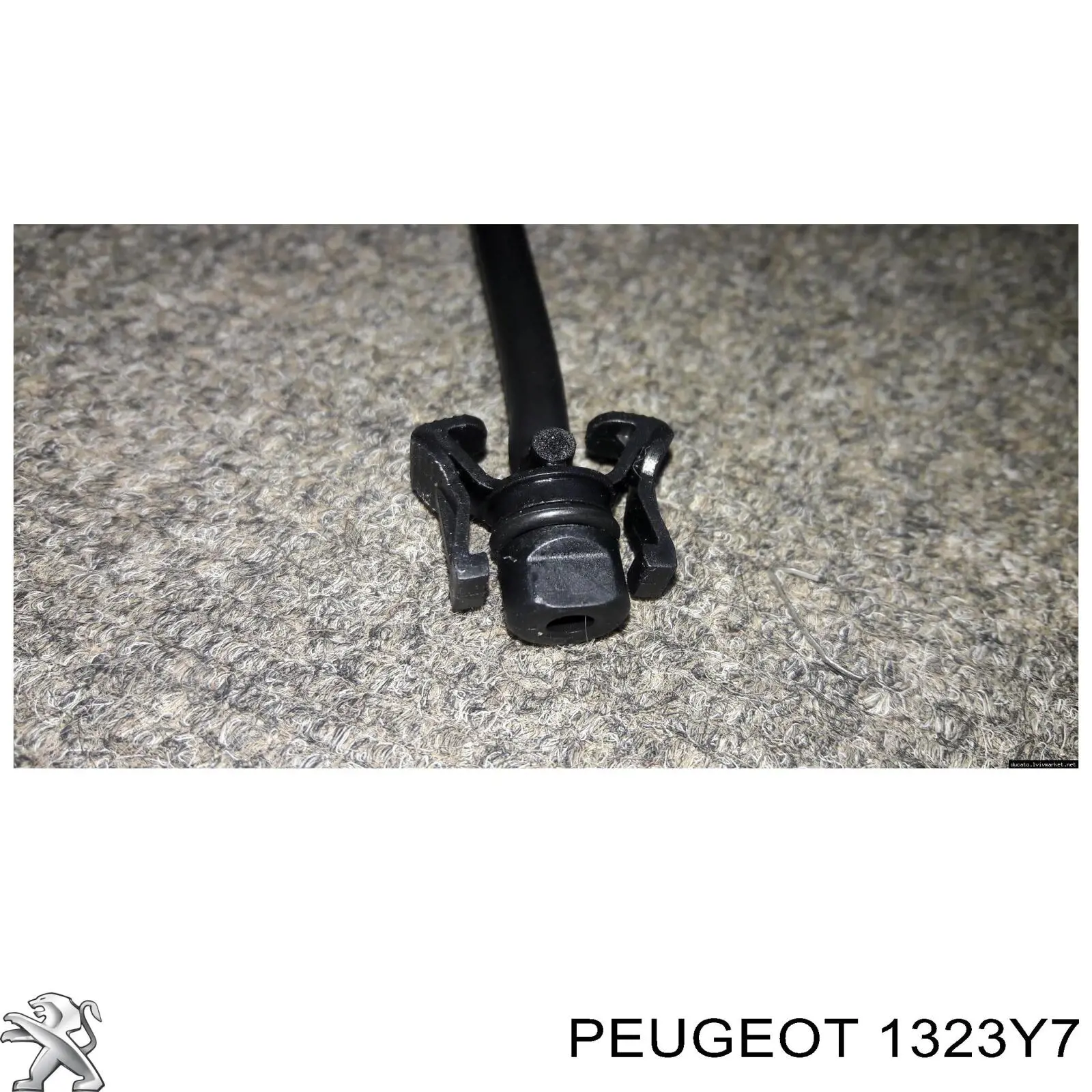 1323Y7 PEUGEOT Tubería de radiador, tuberia flexible calefacción, superior original y equivalente