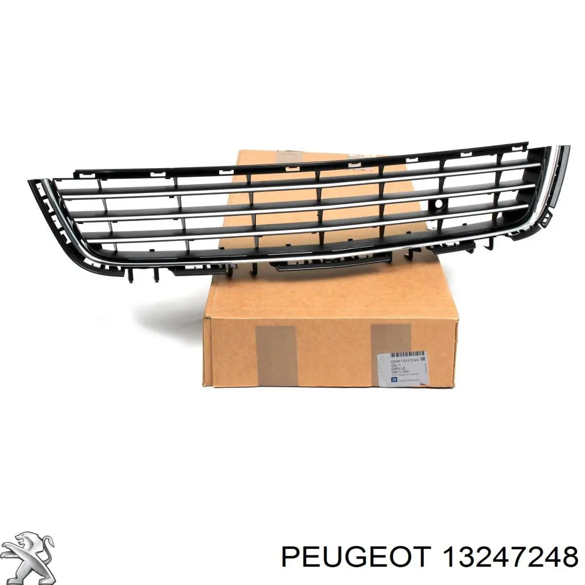 Rejilla de ventilación, parachoques delantero 13247248 Peugeot/Citroen