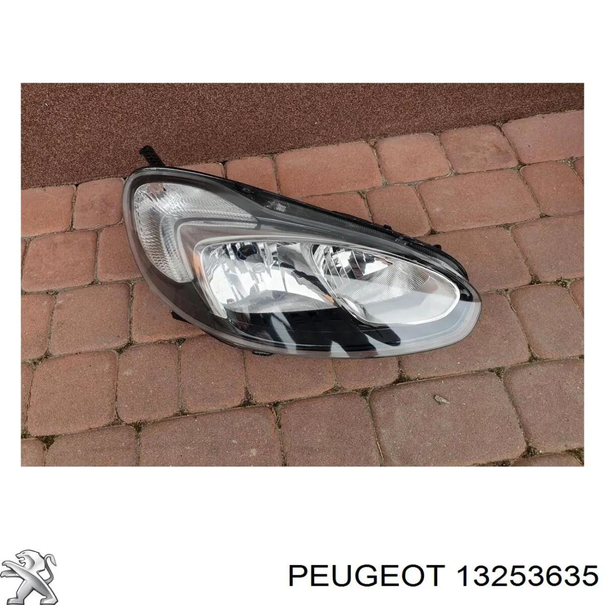 Левая фара 13253635 Peugeot/Citroen