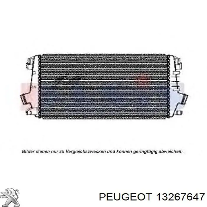 13267647 Peugeot/Citroen интеркулер