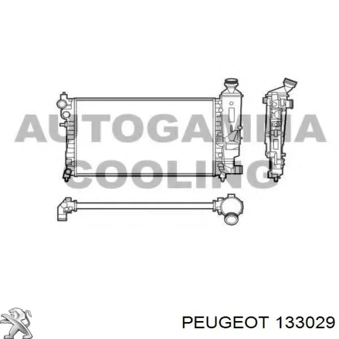 133029 Peugeot/Citroen Радиатор основной