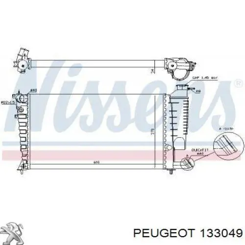 Купить 570708A6 Polcar Радиатор водяной