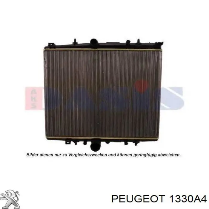 Радиатор охлаждения двигателя Peugeot/Citroen 1330A4 цена, от 49.66 USD