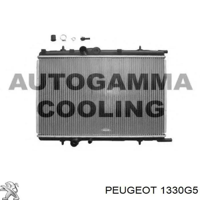 Radiador refrigeración del motor 1330G5 Peugeot/Citroen