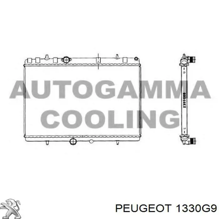 Радиатор охлаждения двигателя Peugeot/Citroen 1330G9 цена, от 62.79 USD