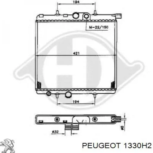 Радиатор 350213194100 Magneti Marelli