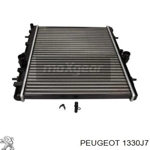 Radiador refrigeración del motor 1330J7 Peugeot/Citroen