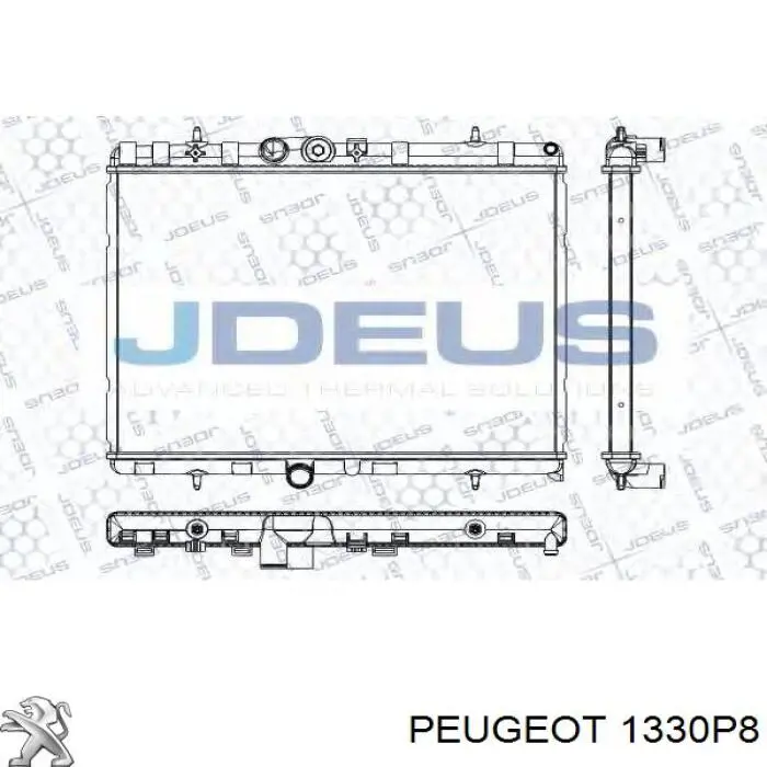 Купить 1330P8 Peugeot/Citroen Радиатор водяной