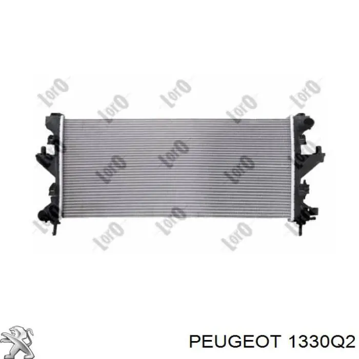 Radiador refrigeración del motor 1330Q2 Peugeot/Citroen