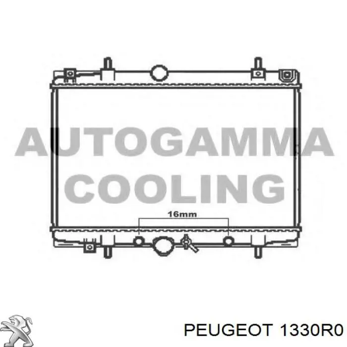 Радиатор охлаждения двигателя Peugeot/Citroen 1330R0 цена, от 90.86 USD